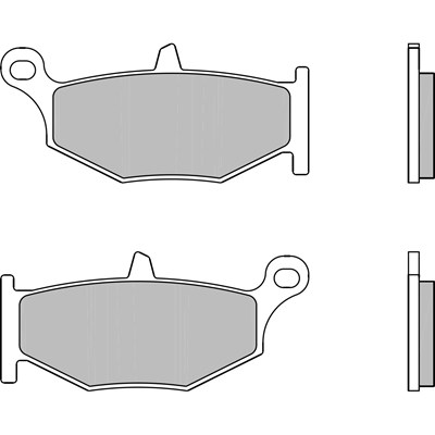 Brembo Jarrupalat Taakse Sintered Road SUZUKI