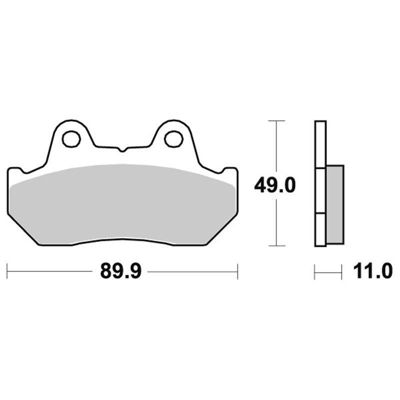 Sbs Jarrupalat Sintered HONDA