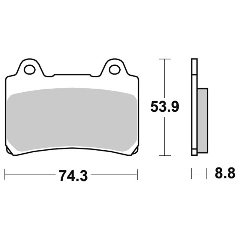 Sbs Jarrupalat Sintered YAMAHA