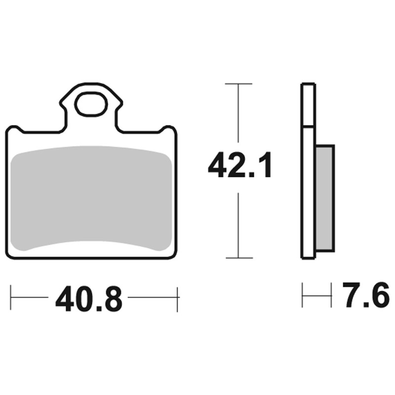 Sbs Jarrupalat Racing Sintered HUSQVARNA, KTM, OHVALE