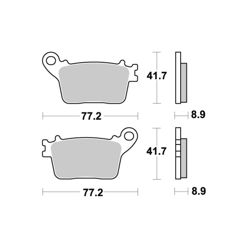Sbs Jarrupalat Ceramic HONDA, KAWASAKI, SUZUKI, YAMAHA