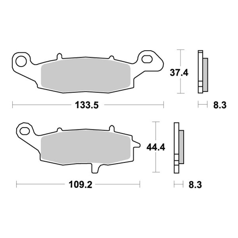 Sbs Jarrupalat Ceramic KAWASAKI, SUZUKI