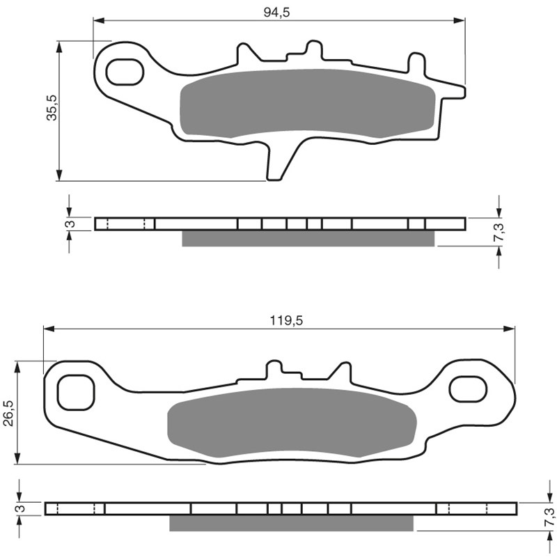 GOLDFREN Jarrupalat 108 Ceramic Carbon S33 KAWASAKI, SUZUKI