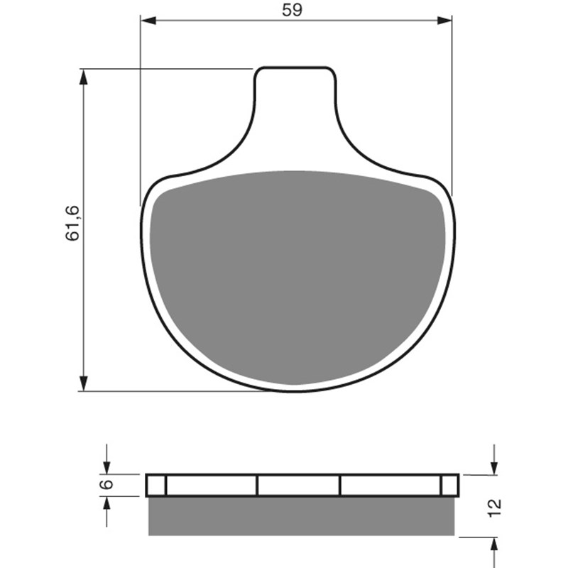 GOLDFREN Jarrupalat 057 Ceramic carbon AD HARLEY-DAVIDSON