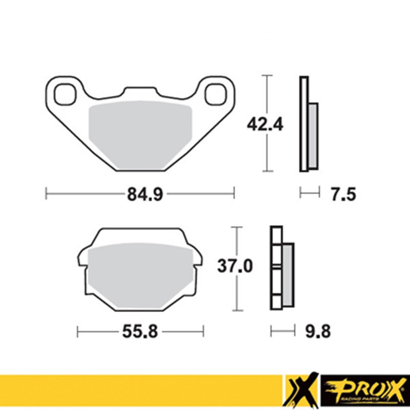 ProX Jarrupalasarja Eteen KDX200 '89-92 KAWASAKI, KTM, SUZUKI