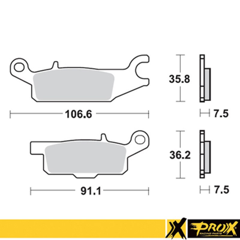 ProX Jarrupalasarja Eteen YFM250R Raptor '08-13 (Left) + YFM700F YAMAHA