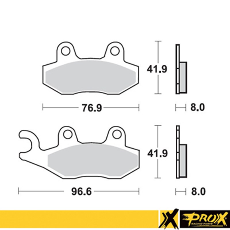 ProX Jarrupalasarja Eteen RM125/250 '89-95 + YZ125/250 '90-97 KAWASAKI, SUZUKI, TRIUMPH, YAMAHA