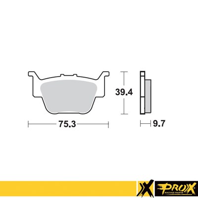 ProX Jarrupalasarja Taakse TRX450R '04-14 HONDA