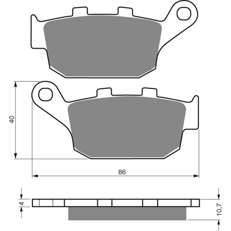 GOLDFREN Jarrupalat 020 Ceramic Carbon S3 BUELL, HONDA, SUZUKI, TRIUMPH, YAMAHA