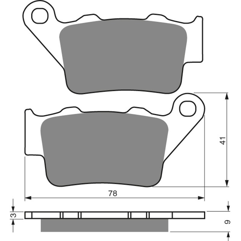 GOLDFREN Jarrupalat 023 Ceramic Carbon S3 APRILIA, BMW, DUCATI, HARLEY-DAVIDSON, HONDA, HUSQVARNA, KTM, TRIUMPH, YAMAHA