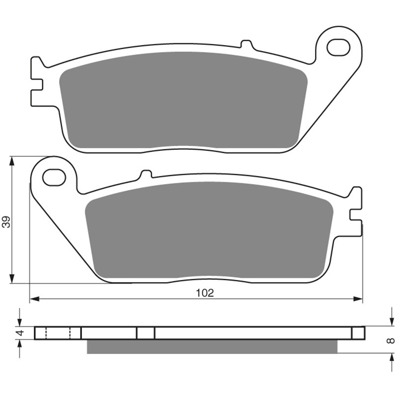 GOLDFREN Jarrupalat 022 Ceramic Carbon S3 BUELL, CAGIVA, HONDA, KAWASAKI, SUZUKI, TRIUMPH