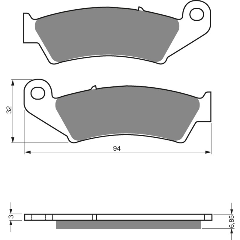 GOLDFREN Jarrupalat 041 Ceramic Carbon S3 HONDA, SUZUKI