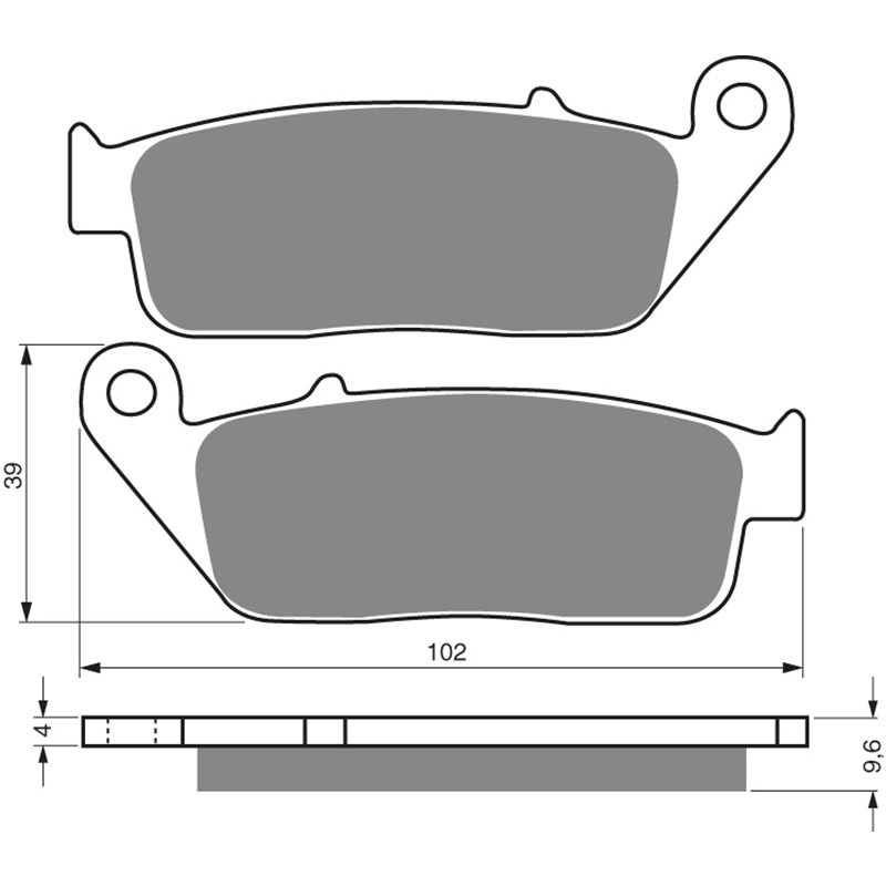 GOLDFREN Jarrupalat 014 Ceramic Carbon S3 HONDA, TRIUMPH, VICTORY, YAMAHA