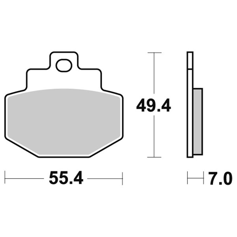 Sbs Jarrupalat Ceramic (772HF) PIAGGIO, VESPA