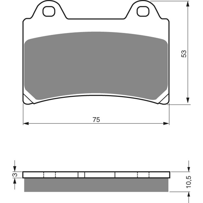 GOLDFREN Jarrupalat 073 Ceramic carbon AD YAMAHA