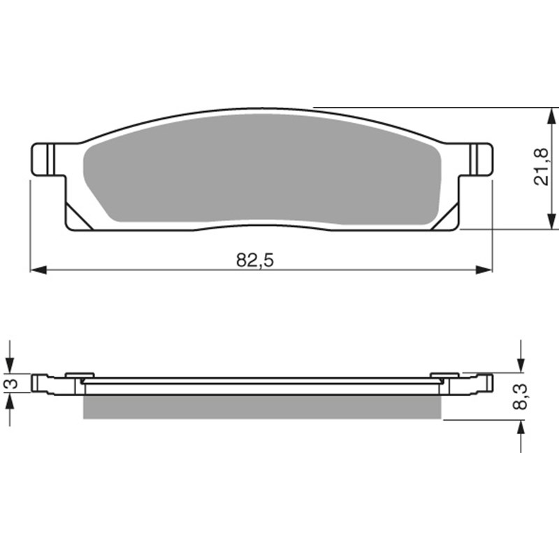 GOLDFREN Jarrupalat 034 Ceramic Carbon AD YAMAHA