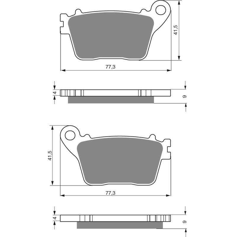 GOLDFREN Jarrupalat 242 Ceramic Carbon AD HONDA, KAWASAKI, SUZUKI