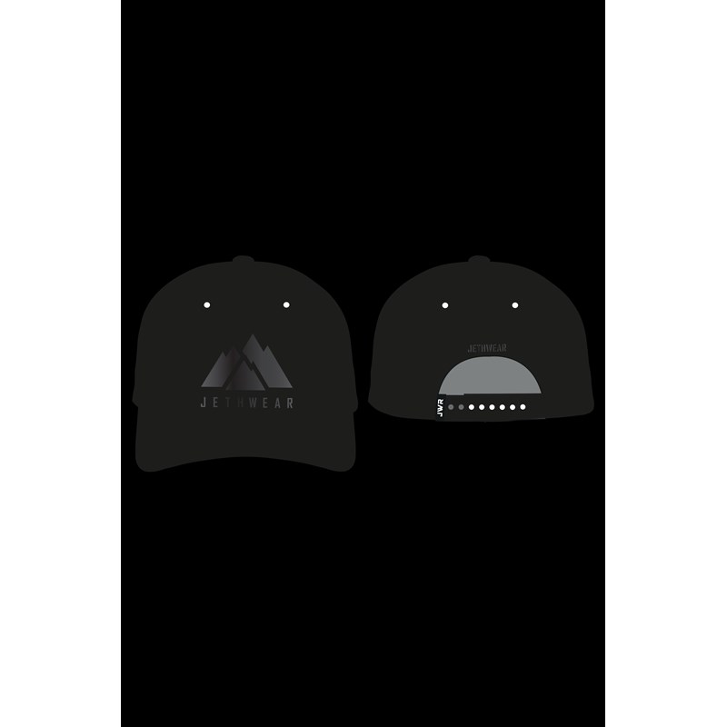 Jethwear Snapback Lippalakki, Musta