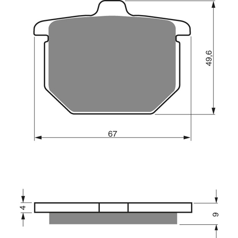 GOLDFREN Jarrupalat 078 Ceramic carbon AD HONDA