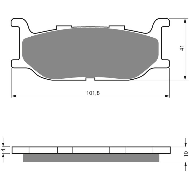 GOLDFREN Jarrupalat 048 Ceramic carbon AD YAMAHA