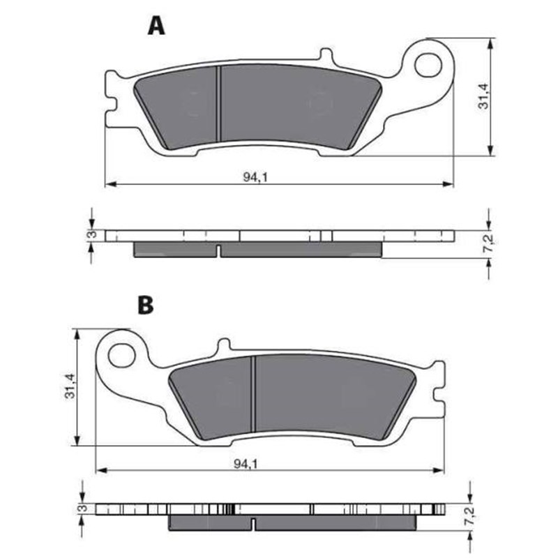 GOLDFREN Jarrupalat 248 Ceramic Carbon AD YAMAHA