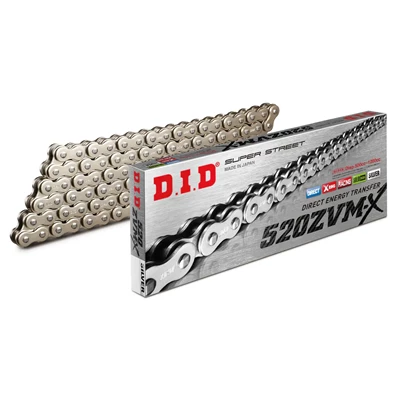 D.I.D 520ZVM-X S&S Ketju + yhdistävä lenkki niittityyppi (ZJ)