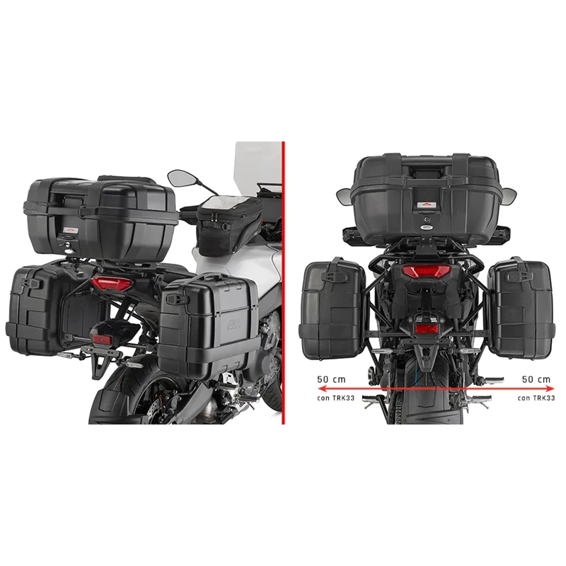 Givi Tub. Lukkuteline Yamaha Tracer 9GT GT+ '25