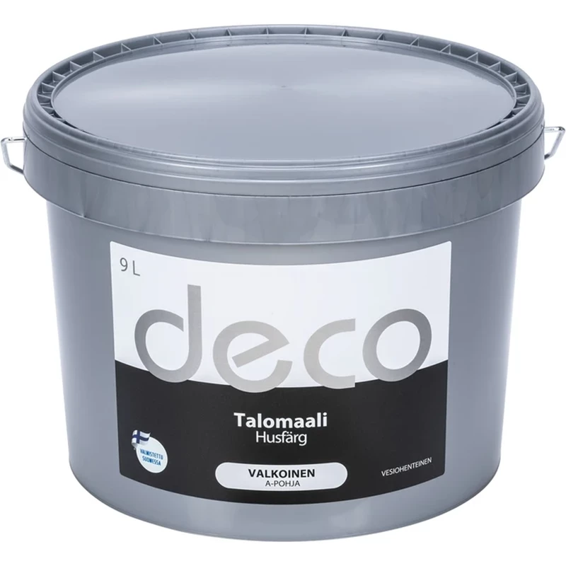 Deco talomaali valkoinen 9l, A-pohja