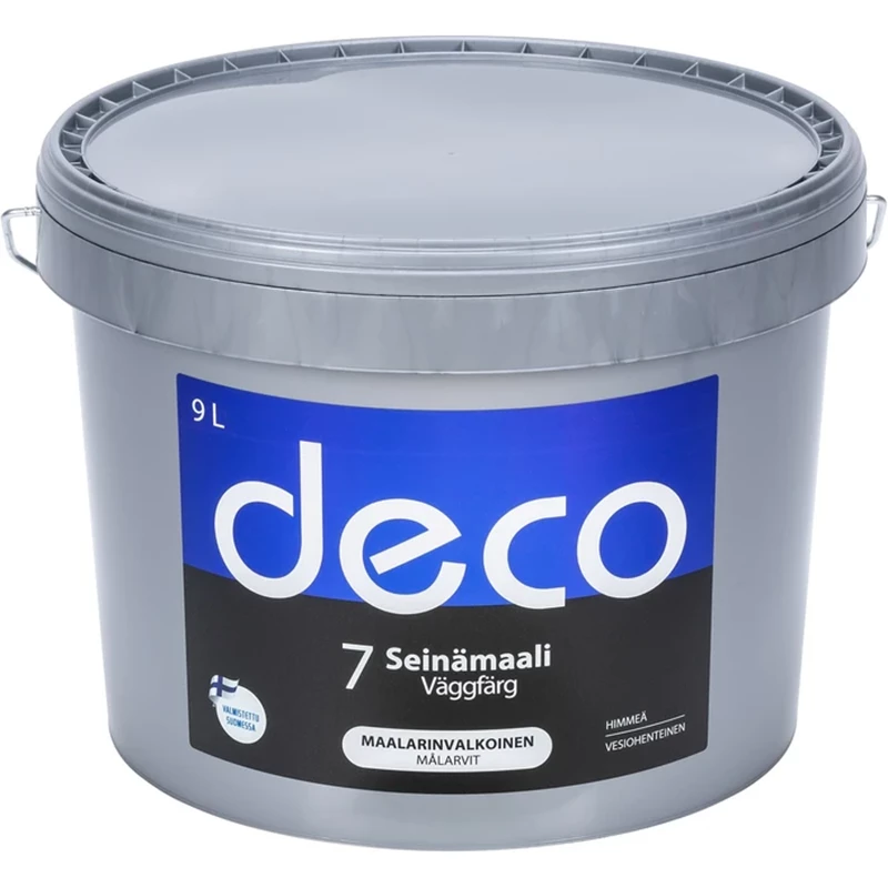 Deco Seinämaali 9L Maalarinvalkoinen