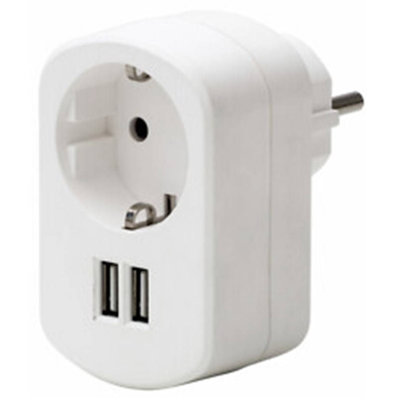 Airam USB adapteri 2xUSB 3,1A