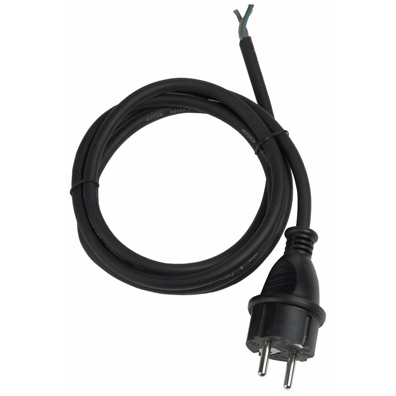 Airam Kumikaapeli H05RR-F 3x1,5mm², pituus 3m musta