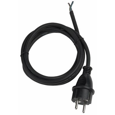 Airam Kumikaapeli H05RR-F 3x1,5mm², pituus 3m musta