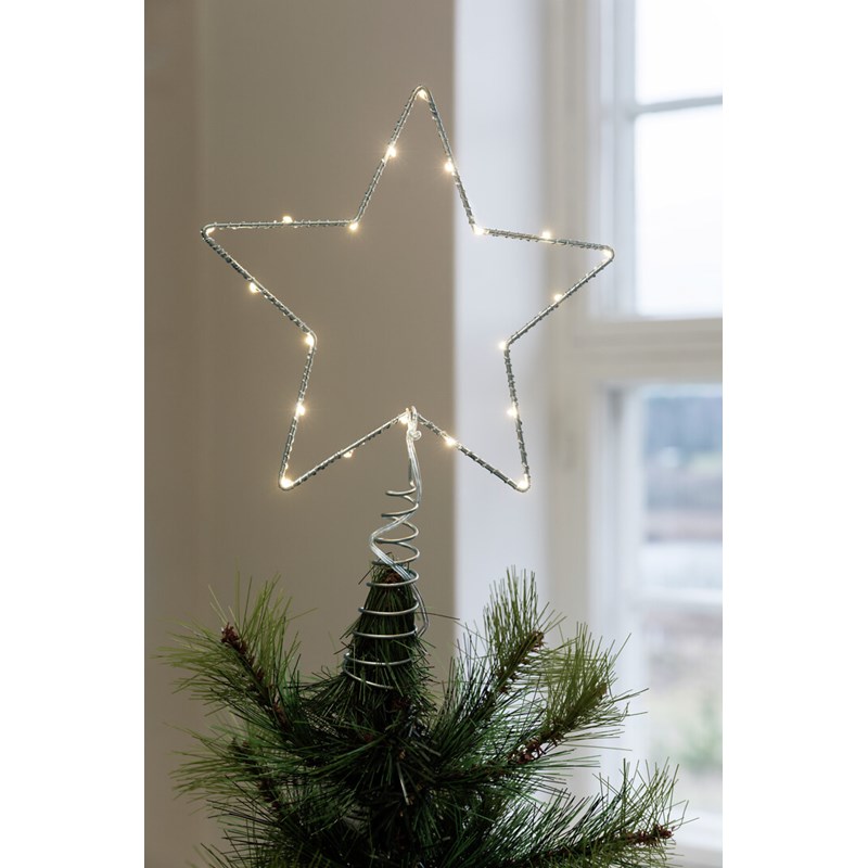 Airam Juno Latvatähti 32cm Hopea