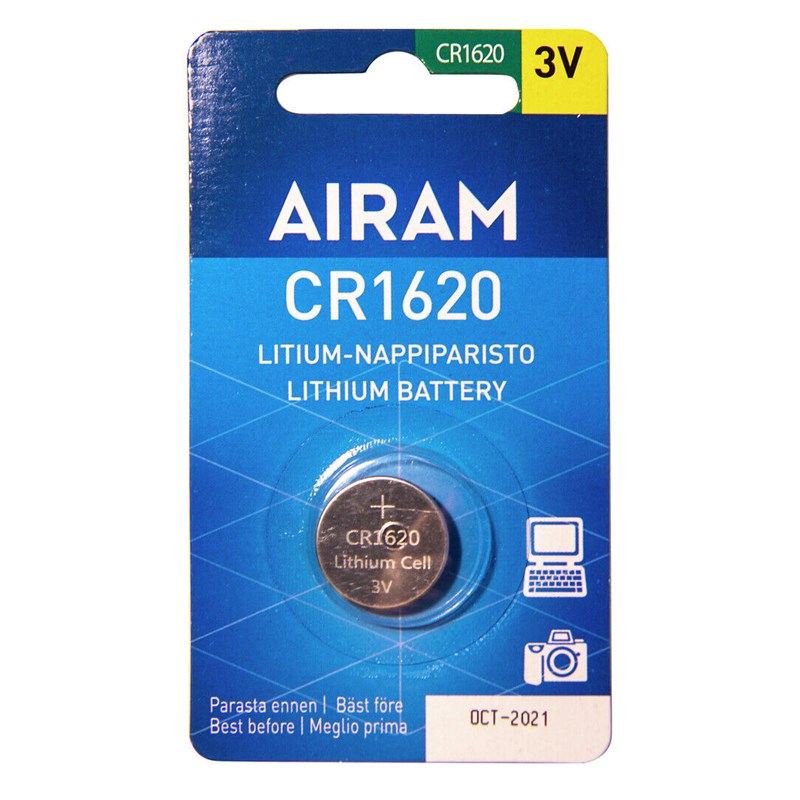 Airam Litiumparisto CR1620 3V 1/BL