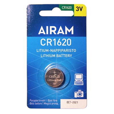 Airam Litiumparisto CR1620 3V 1/BL