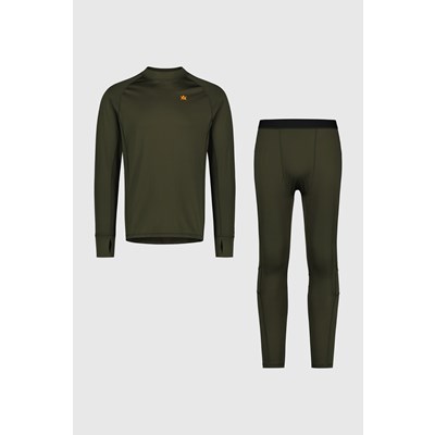 M CoolDry -aluskerrastopaita ja -housut Night Green L