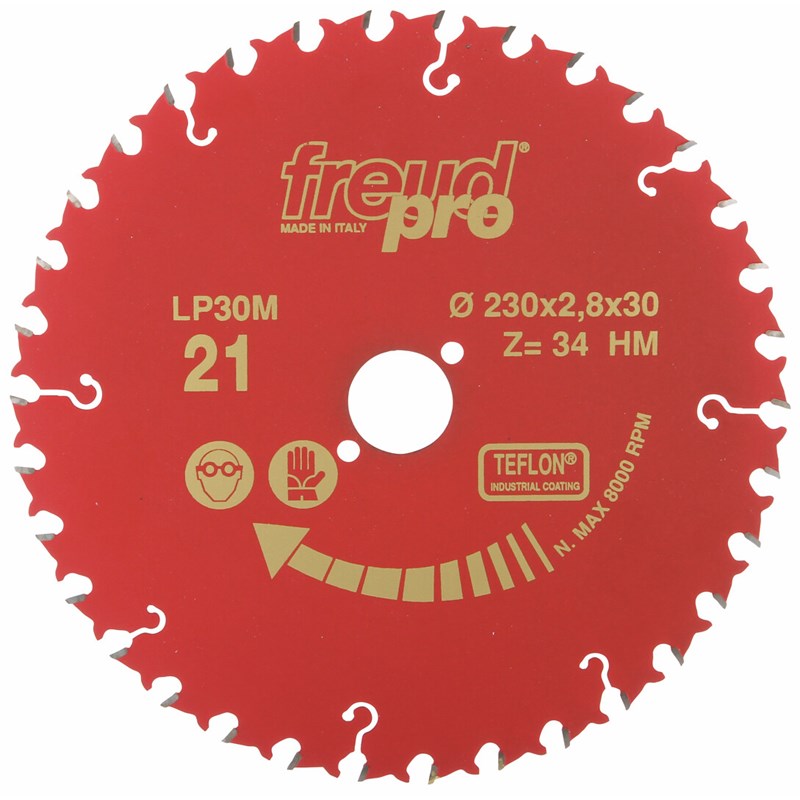 Sirkkelinterä 230X2,8X30mm Z34 Kovametalli