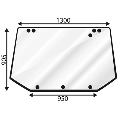 Takalasi ylä Ford 5640-8340 SL SLE