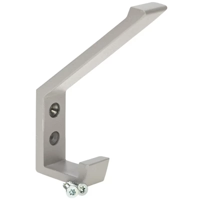 Vaatekoukku 110mm al/harmaa maalattu