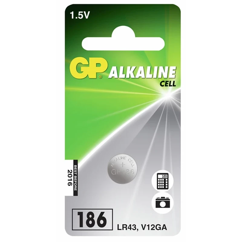 Paristo nappi alkali 1,5V 1kpl