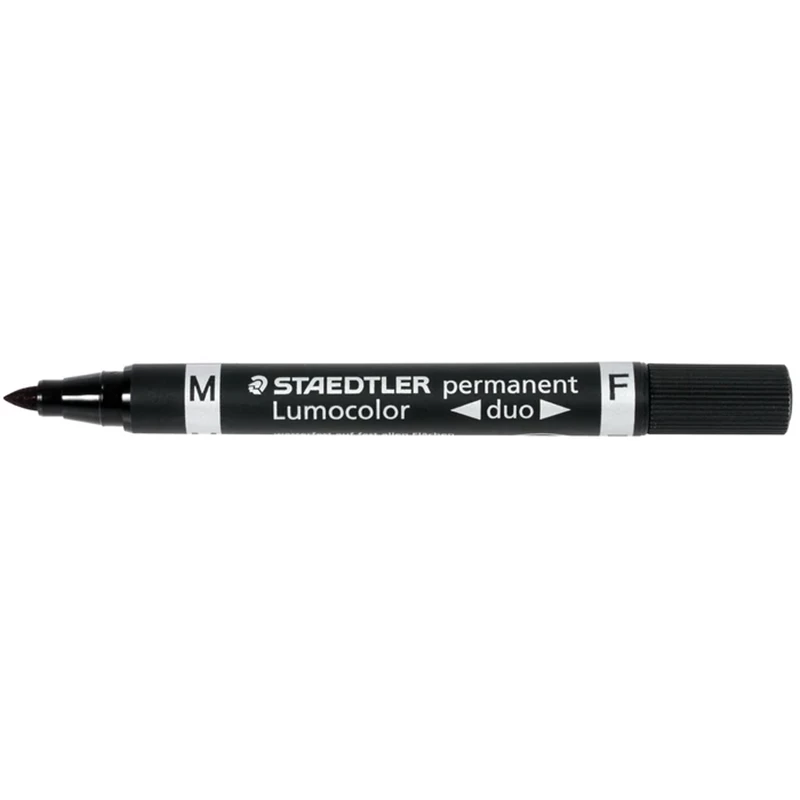 Merkkauskynä Musta 5/1mm STAEDTLER LUMOCOLOR DUO