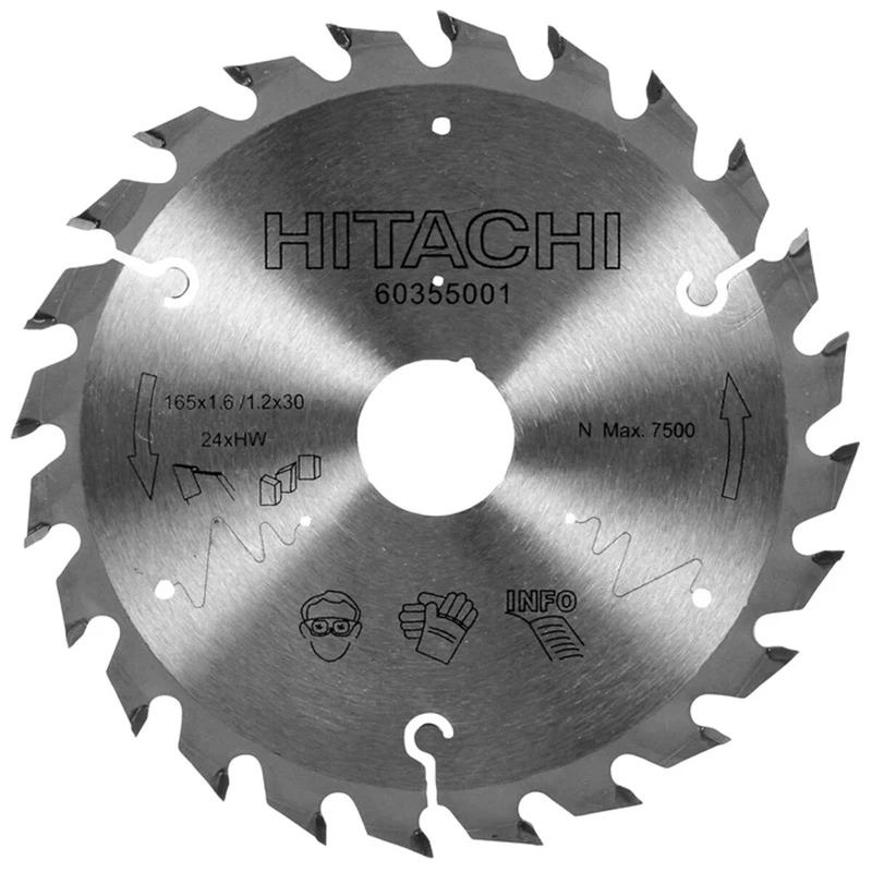 Pyörösahanterä 165x1,6x30mm Z24