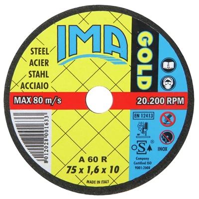 Katkaisulaikka 75x1,6x10mm Gold