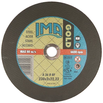 Katkaisulaikka 230x2,0x22,2mm gold