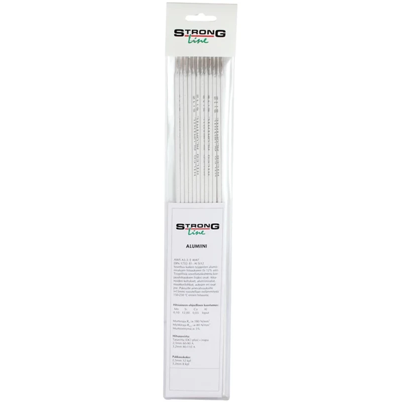 Hitsauspuikko alumiini 2,5 mm 12 kpl