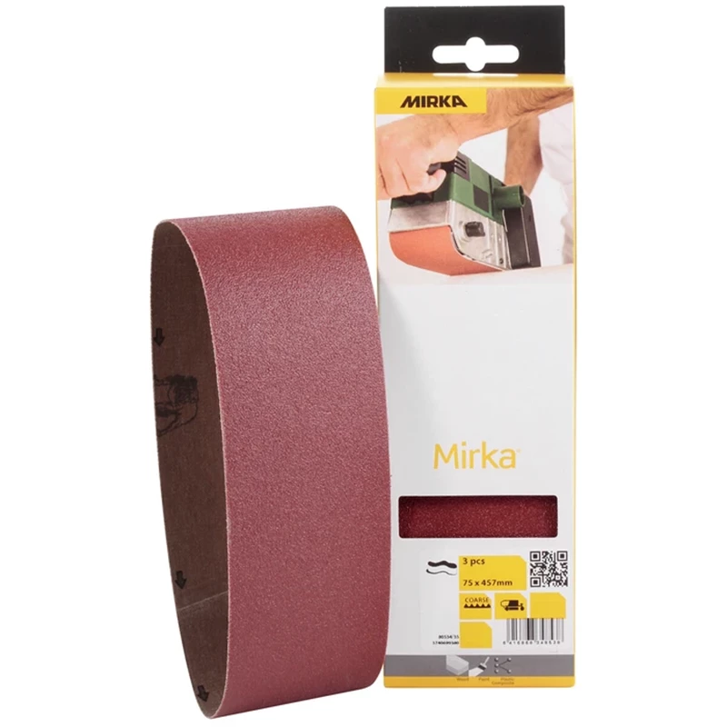 Hiomanauha 75x457mm P80 Hiolit XO 3kpl