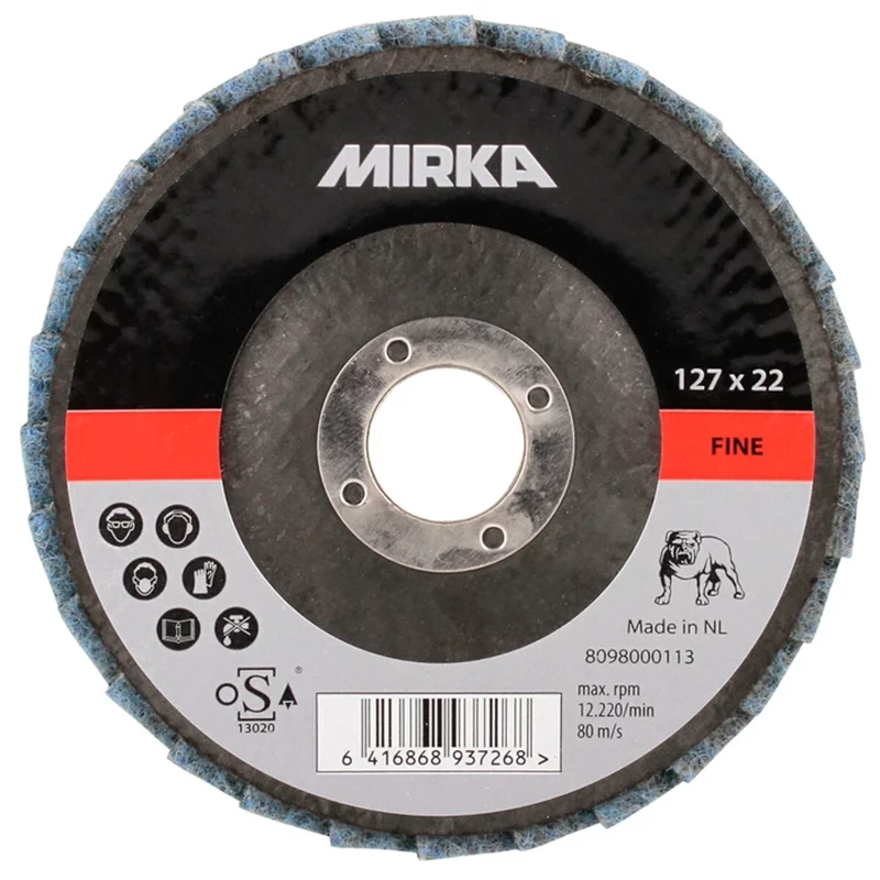 Lamellilaikka kiillotus 125mm hieno