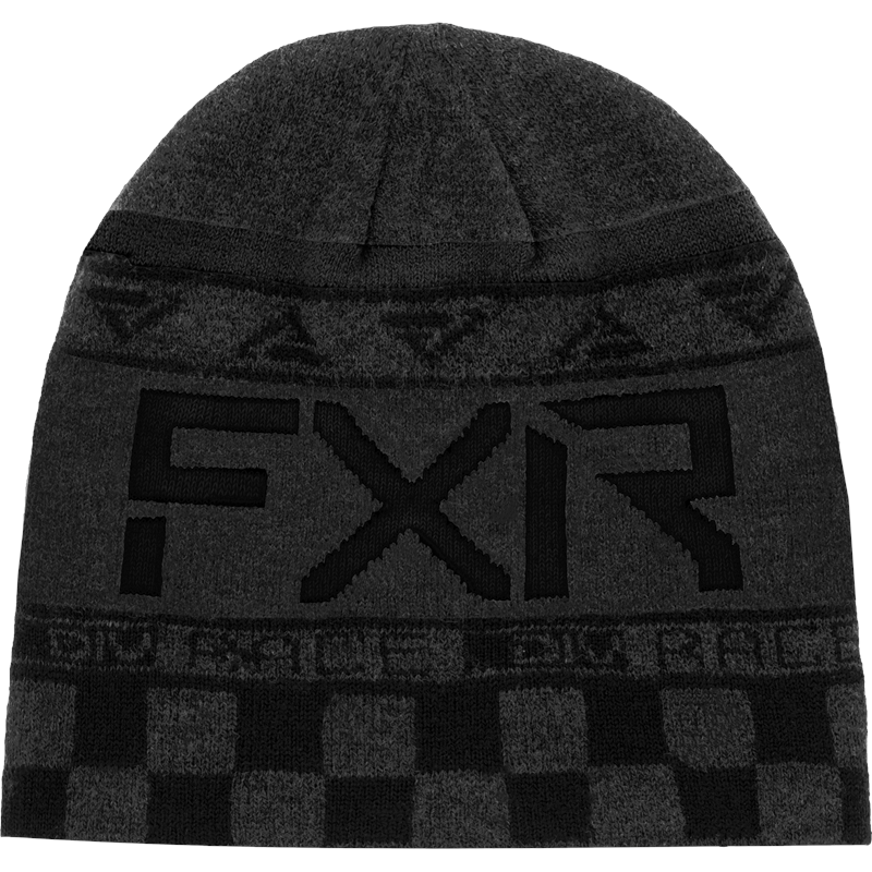 Race Division Beanie Adult Char Heather/Black