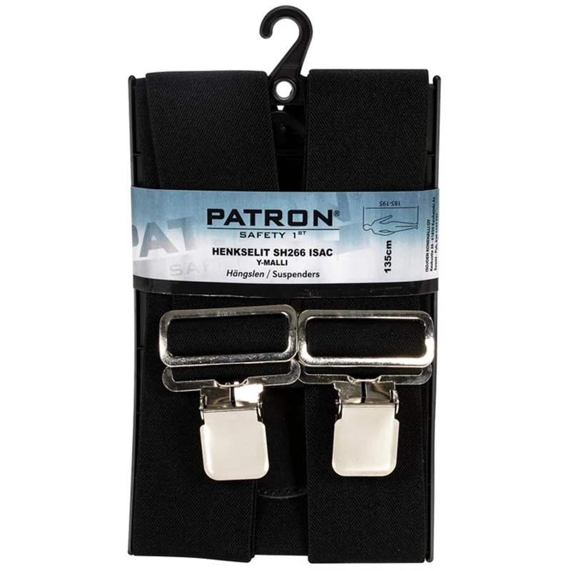 Henkselit 135cm Isac Y-malli musta