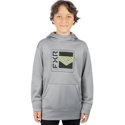 Yth Broadcast Tech PO Hoodie XL Grey/Black